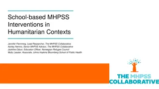 School-Based MHPSS Interventions in Humanitarian Contexts Realist Review