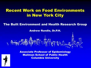 Recent Research on Food Environments in New York City