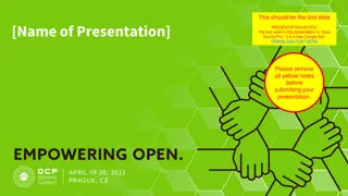 Guidelines for Open-Source Presentation