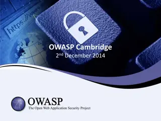 OWASP Events and Initiatives Overview