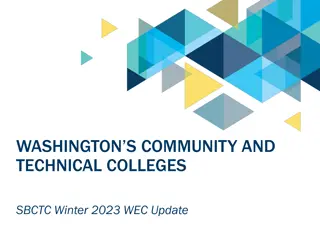 Washington's Community and Technical Colleges SBCTC Winter 2023 Updates