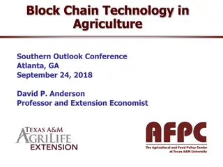 Blockchain Technology in Agriculture: Southern Outlook Conference Overview