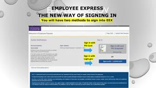 Efficient Sign-In Process for Employee Express EEX