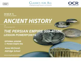 Exploring the Ancient Persian Empire: Lessons and Tasks