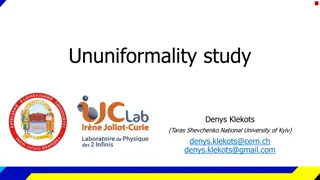 Study on Energy Deposition in Ununiformality Simulation by Denys Klekots