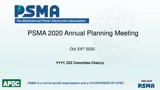 PSMA 2020 Annual Planning Meeting: Sustaining Growth & Progress