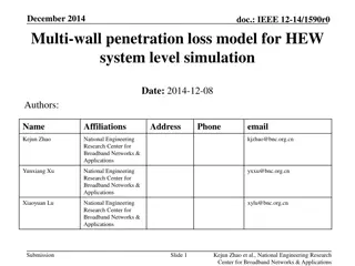 Analysis of Multi-Wall Penetration Loss Model for HEW System-Level Simulation