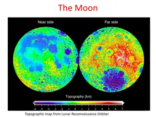 The Moon: Topographic Features and Formation