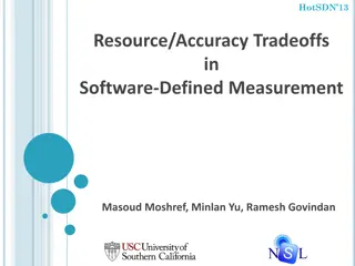 Accuracy Tradeoffs in Software-Defined Measurement