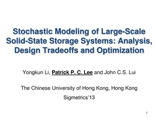 Optimizing Tradeoffs in Large-Scale Solid-State Storage Systems