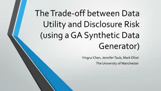 Understanding the Trade-off between Data Utility and Disclosure Risk