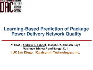 Learning-Based Prediction of Package Power Delivery Network Quality