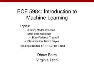 Introduction to Machine Learning: Model Selection and Error Decomposition