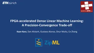 Efficient Training of Dense Linear Models on FPGA with Low-Precision Data