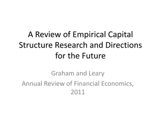 Empirical Capital Structure Research: Key Insights and Challenges