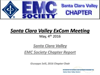 Santa Clara Valley EMC Society Chapter Report May 4th, 2016