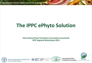 ePhyto: The Future of Electronic Phytosanitary Certificates