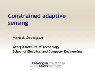 Constrained Adaptive Sensing and Benefits of Adaptivity