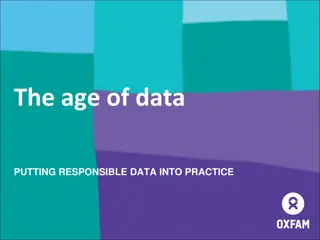 The Age of Data: Understanding Responsible Data Practices