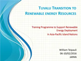 Tuvalu Renewable Energy Transition Programme