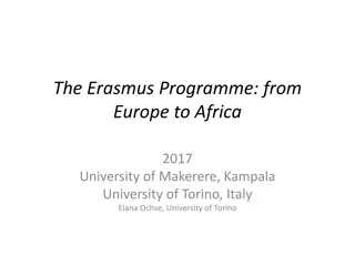 The Erasmus Programme: Bridging Europe and Africa Through Education