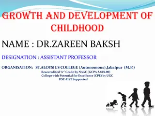 Growth and Development in Childhood