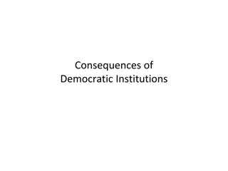 Perspectives on Democratic Institutions: Majoritarian vs. Consensus Vision