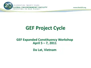 The GEF Project Cycle and Partnerships