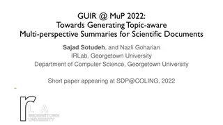 Advancing Multi-Perspective Summarization for Scientific Documents