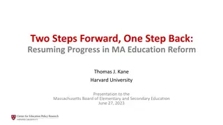 Advancing Education Reform: Progress and Challenges in Massachusetts