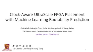 Clock-Aware UltraScale FPGA Placement with Machine Learning Routability Prediction