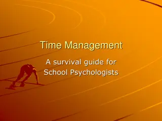 Effective Time Management Strategies for School Psychologists