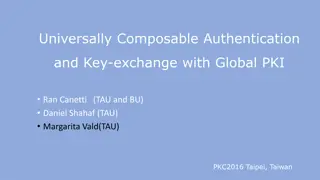 Modular Security Analysis for Key Exchange and Authentication Protocols