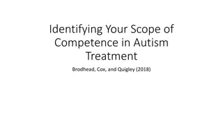 Scope of Competence in Autism Treatment