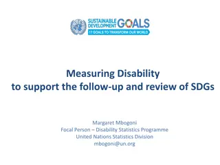 Measuring Disability for SDG Follow-Up and Review