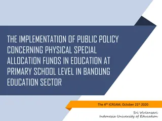 Implementation of Public Policy Concerning Physical Special Allocation Funds in Education at Primary School Level in Bandung Education Sector