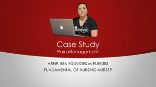 Pain Management Case Study for Mrs. Ellis: Chronic Rheumatoid Arthritis