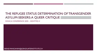 Queer Critique of Transgender Asylum-Seeker Refugee Status Determination