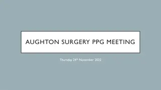 Aughton Surgery PPG Meeting Insights - Challenges and Solutions