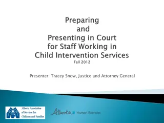 Understanding Court Processes and Child Welfare Laws in Alberta, Canada