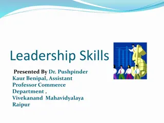 Leadership Skills Overview: Traits, Theories, and Development