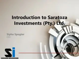 Empowering Individuals for Sustainable Prosperity: Saratoza Investments Overview