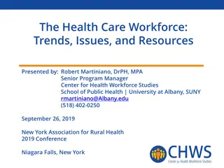 Current Trends and Issues in the Health Care Workforce