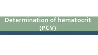 Understanding Hematocrit (PCV) Test: Importance and Procedure