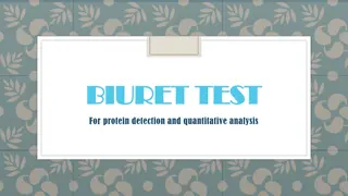 Biuret Test for Protein Detection