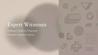 Understanding the Role of Expert Witnesses in the Legal System