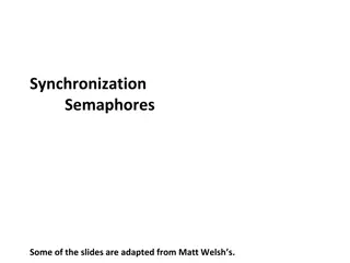 Higher-Level Synchronization with Semaphores at Carnegie Mellon