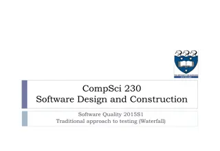 Overview of Waterfall Model in Software Quality