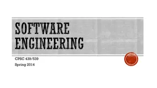 Software Engineering and Formal Methods in Computing