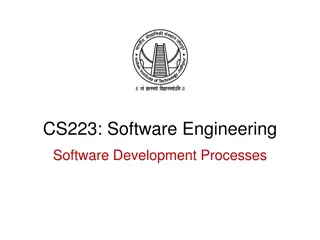 Software Engineering and Development Processes